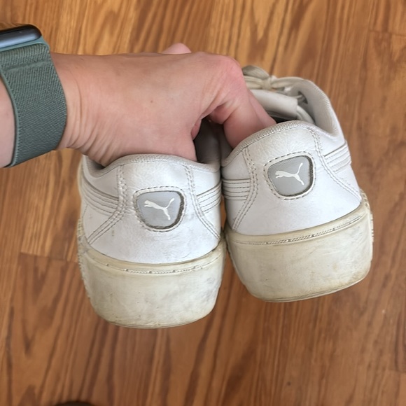 Puma Platform White Sneakers size 9 - Picture 4 of 9